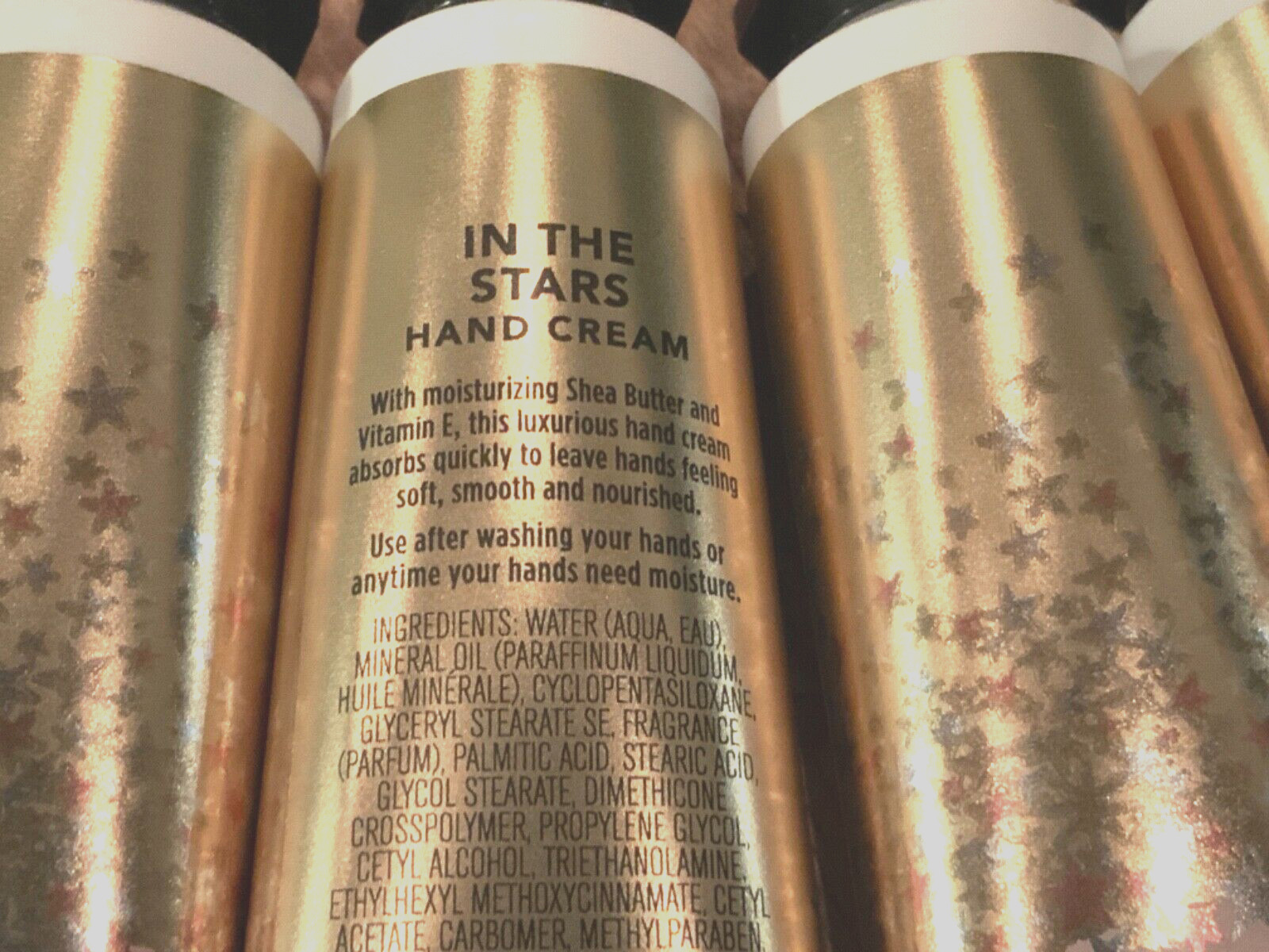 8 (eight) IN THE STARS 1oz Travel Size Shea HAND CREAM Bath and & Body Works