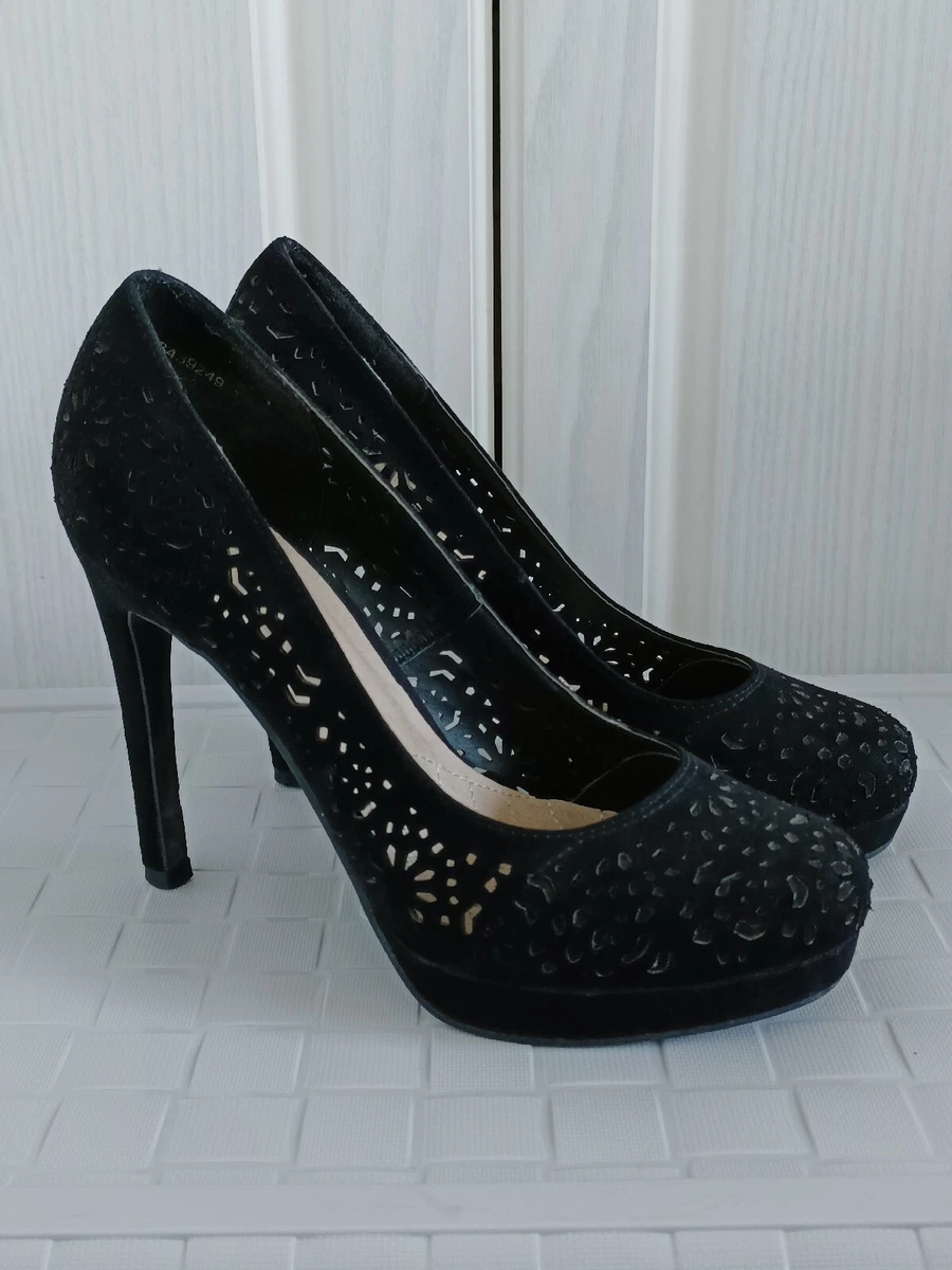 Ladies black sales stiletto shoes