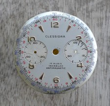 ORIGINAL CHRONOGRAPH DIAL FOR MOVEMENT CALIBER VALJOUX 23   32.73MM (10)