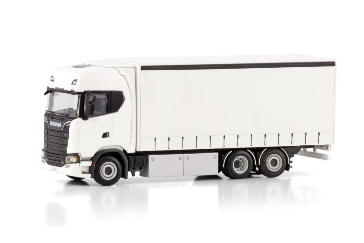 WSI MODELS SCANIA S HIGHLINE C20H 6X2 TAG AXLE RIGID CURTAINSIDE 03-2052