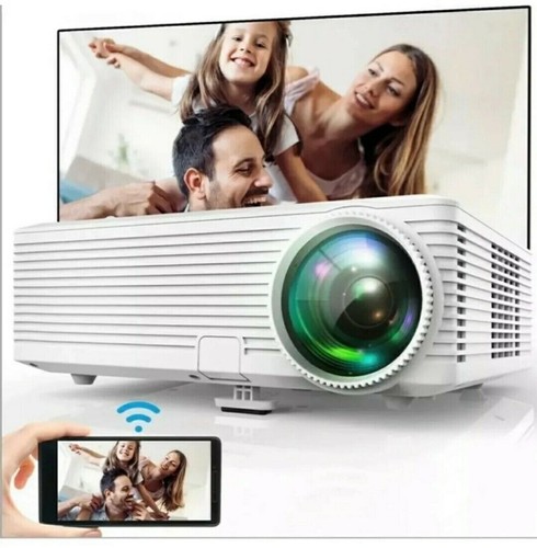 WiseLazer S20 Projector HDMI Native 1080P Miracast WiFi Keystone w/ Case Bundle - Picture 3 of 3