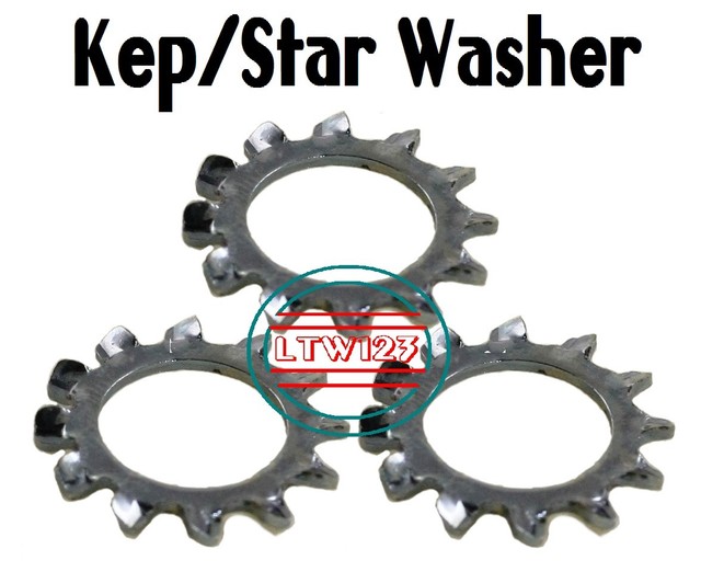 (50) 7/16" External Tooth Star Steel Lock Washer Zinc Plated eBay