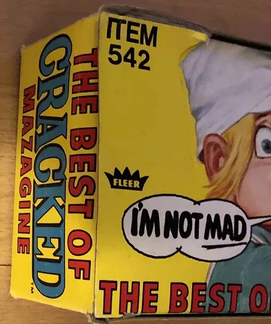 Empty 1978 Fleer Cracked Magazine Stickers & Trading Cards Wax Pack Box Item 542 - Image 3 of 4