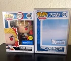 FUNKO POP #1308 Demon Slayer Kyojuro Rengoku Walmart Excl. GITD Glow w/HARD CASE