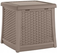 Outdoor Table Storage Chest Decorative Deck Box Yard Patio Trunk Extra End Table on sale Outdoor Table Storage Chest Decorative Deck Box Yard Patio Trunk Extra End Table on sale