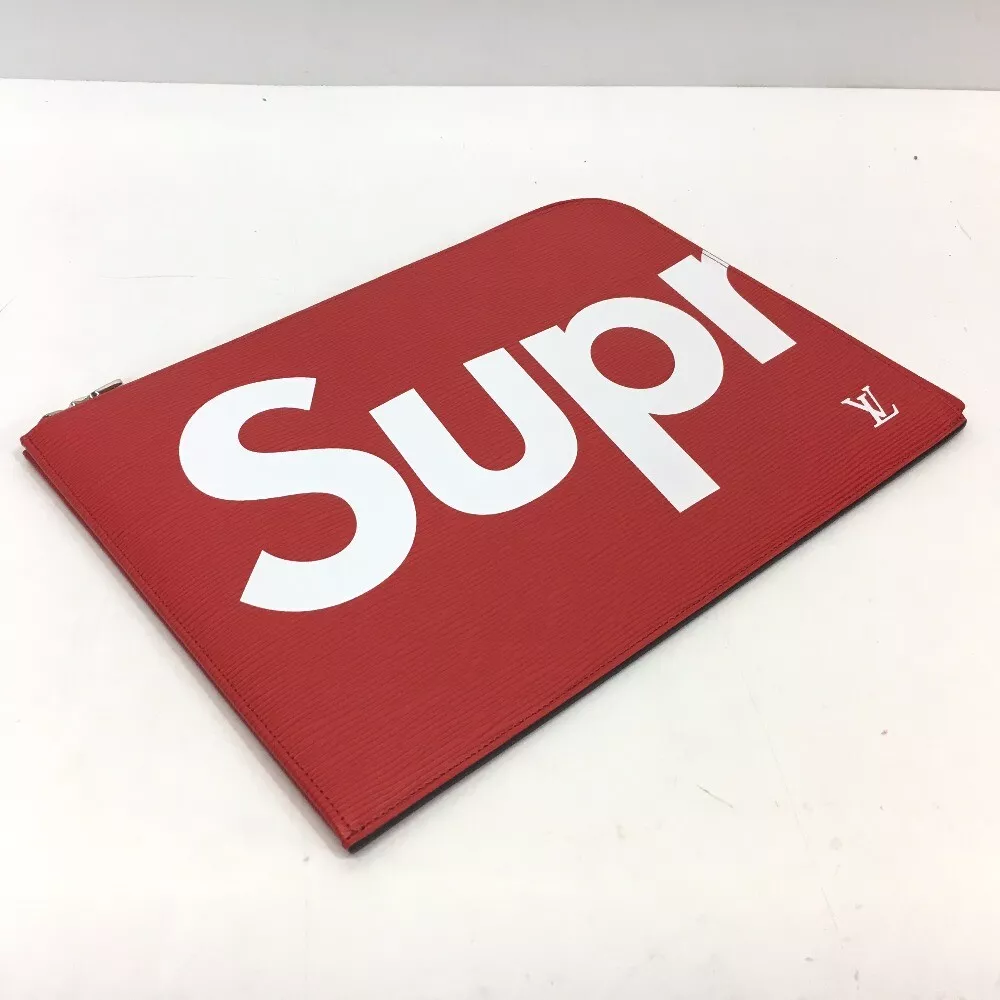 Louis Vuitton X Supreme Pochette Jour Epi Gm Red (fw17)