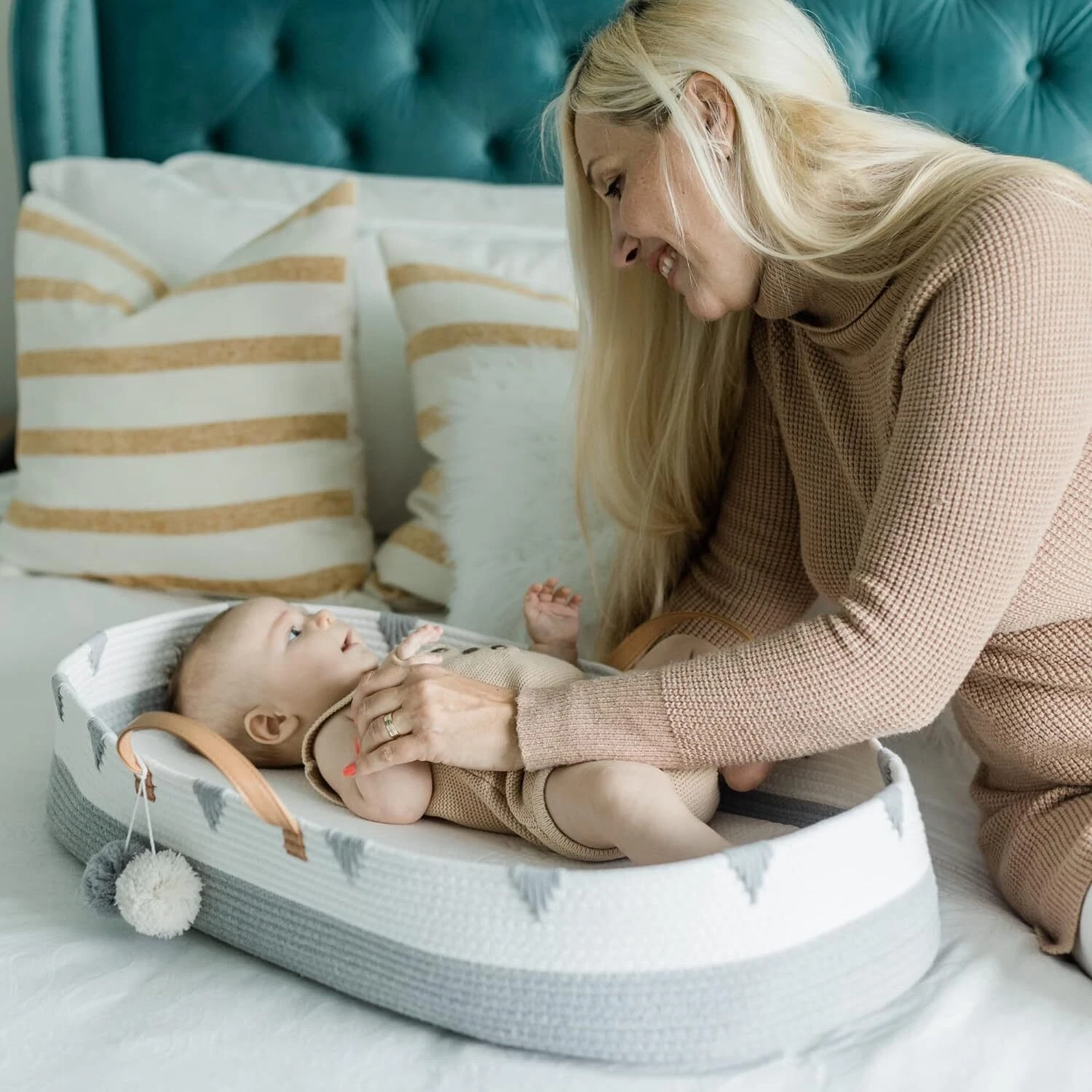 VESTA Baby Woven Cotton Rope Moses Changing Basket Mat - Soft Pad + 2 Covers NEW
Opens in a new wind