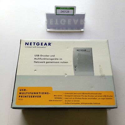 Mini Printserver / Netgear / PS121GR / USB / Multifunktions-Printserver / Neu
