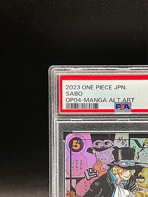 PSA 10 Sabo OP04-083 SR Comic Parallel Manga Alt Art ONE PSA 10 Sabo OP04-083 SR Comic Parallel Manga Alt Art ONE