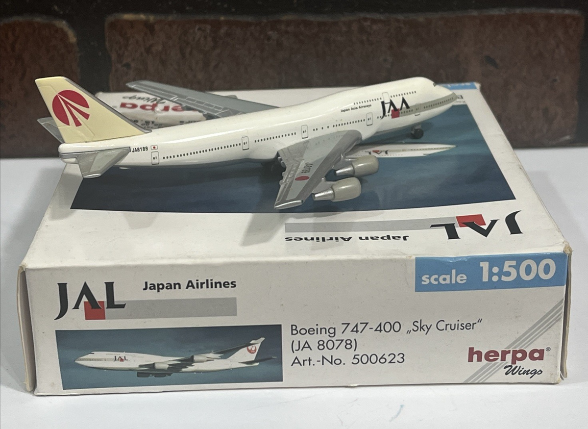 Japan Airlines JAL Boeing 747-400 1:500 Airplane | eBay