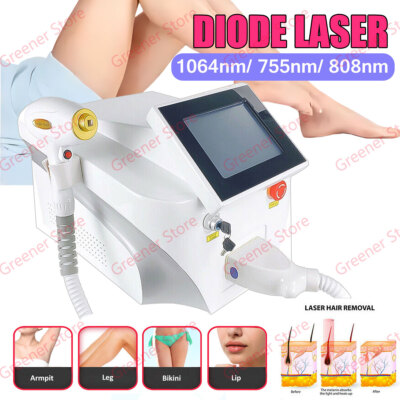 Diode Laser 755nm 808nm 1064nm Haar Entfernung Maschine Painless Gesicht Körper