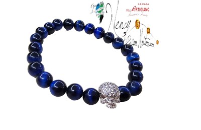 Blue Tiger Eye Bracelet  