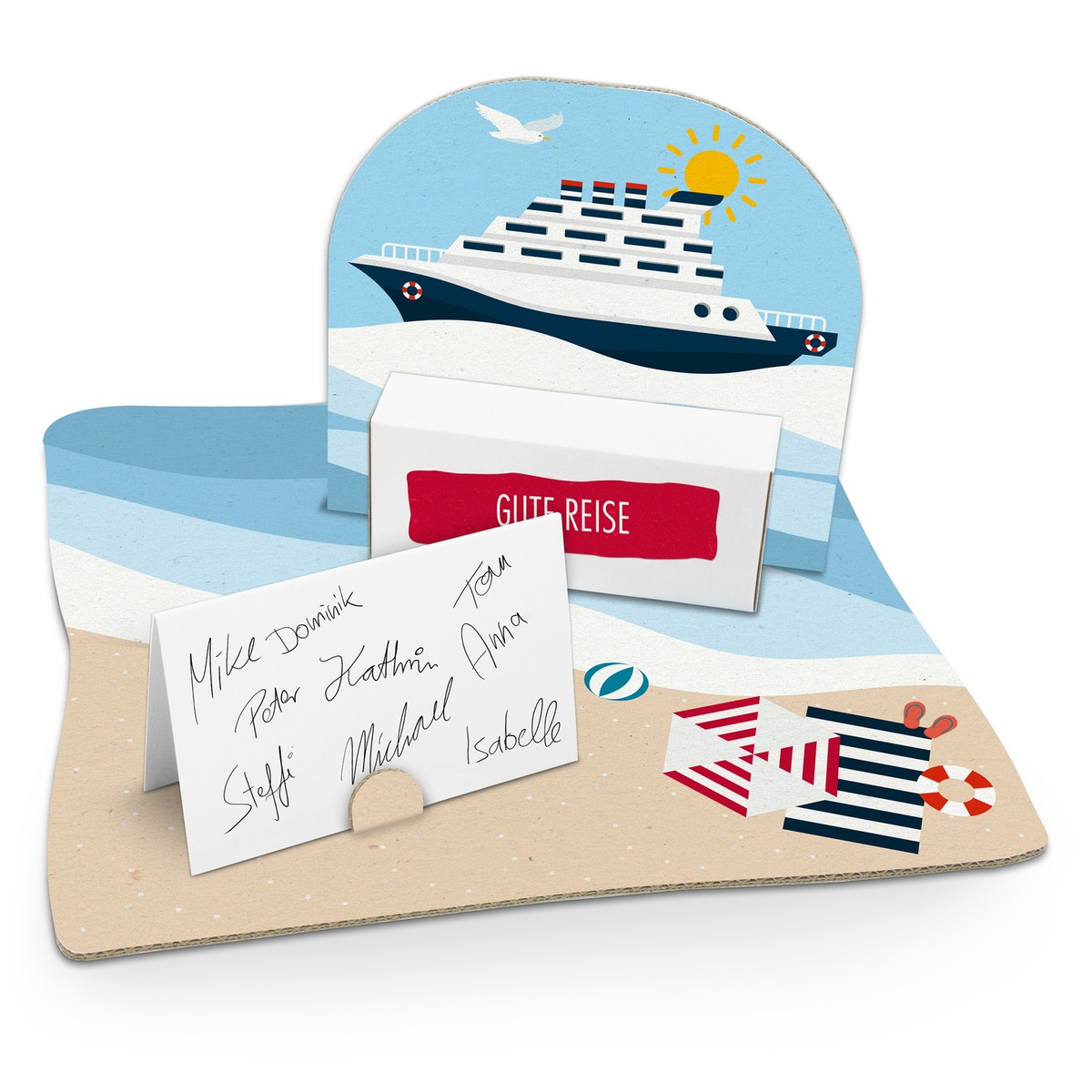 Epakh 12 Dankeskarten Mit Umschlägen – Nautisches Design Für Kreuzfahrt-Personal, Geburtstag & Feiern