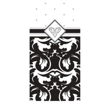 6 Packs Damask EVER AFTER Swankie Hankie Purse Tissue Pack Wedding Favors