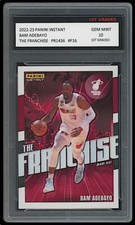 BAM ADEBAYO 2022-23 PANINI INSTANT THE FRANCHISE 1ST GRADED 10 MIAMI HEAT CARD