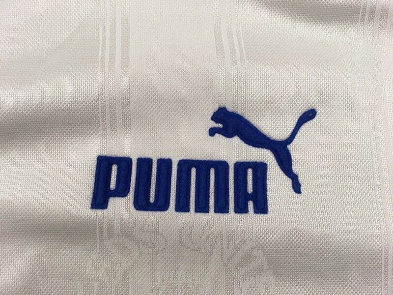 Leeds United 1996 1998 home Puma shirt jersey Packard Bell