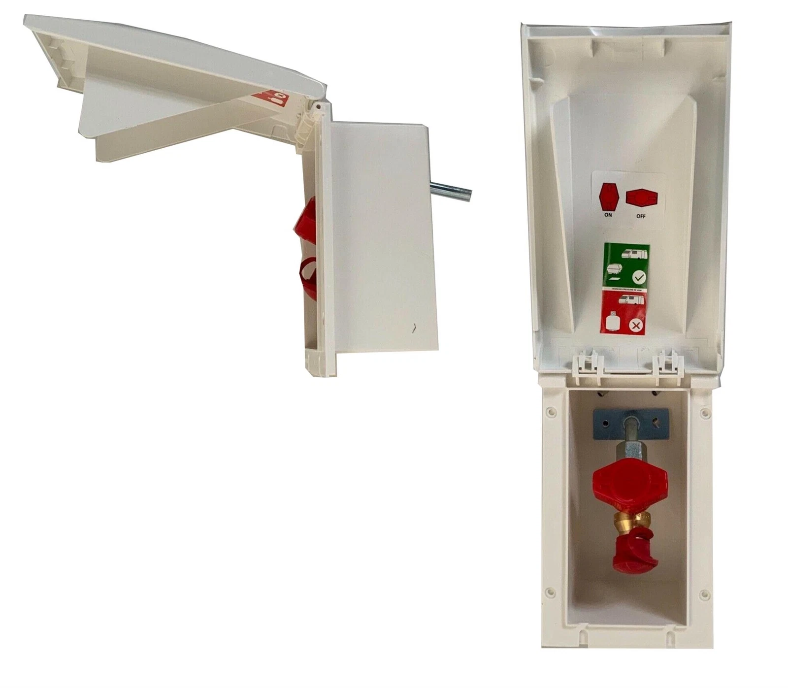 Barbecue BBQ Gas Outlet Point for Caravans & Motorhomes