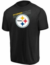 Pittsburgh Steelers Mens Majestic Showtime Pro Grade T-Shirt - Large - NWT