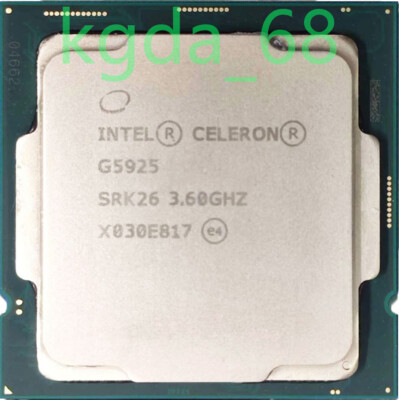 Intel Celeron G5925 SRK26 3.60GHZ Dual Cores Desktop LGA1200 CPU Processor