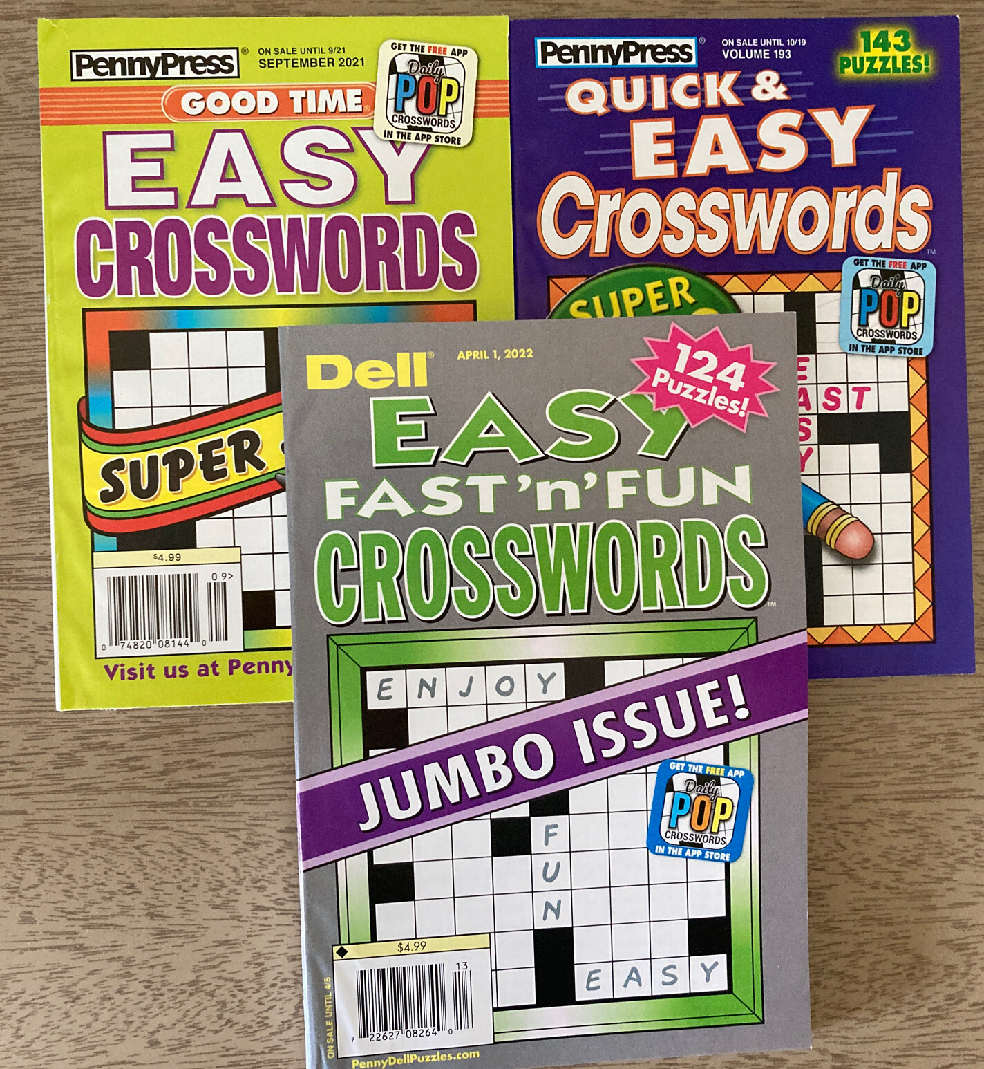 Lot Of 6 Dell Penny Press Fill-in Puzzle Books (UNSORTED) - Israel - Foto 13