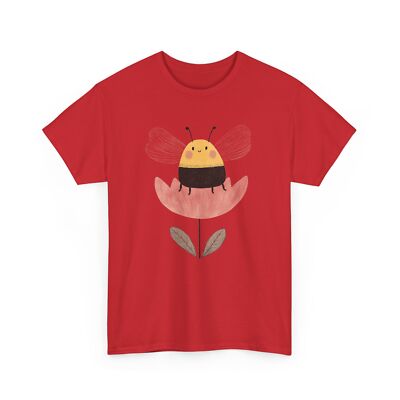Bee T-Shirt | Save the Bees Shirt | Honeybee Tee | Bumble Bee Sitting on Flower