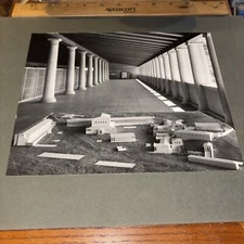 Antique Agora Market Model Mounted Greek Architecture Photo Athens Greece