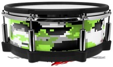 Wrap for Roland vDrum Shell PD140 WraptorCamo Digital Camo Neon Green