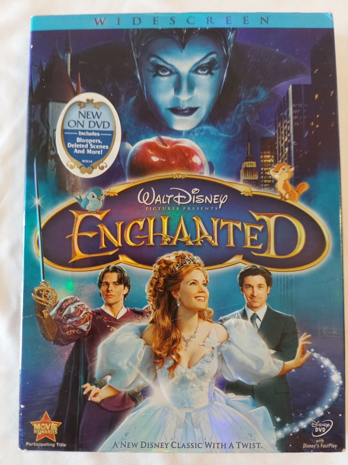 Walt Disney Pictures Enchanted Dvd Widescreen New With Cover Box Ebay