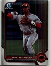 2022 Bowman Draft Leonardo Balcazar Chrome #BDC-91 Cincinnati Reds
