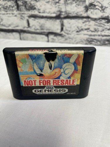 Sonic the Hedgehog Sega Genesis Video Game Cartridge Free Shipping