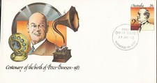 T3004 Australia Peter Dawson Birth Centenary FDI PSE cover