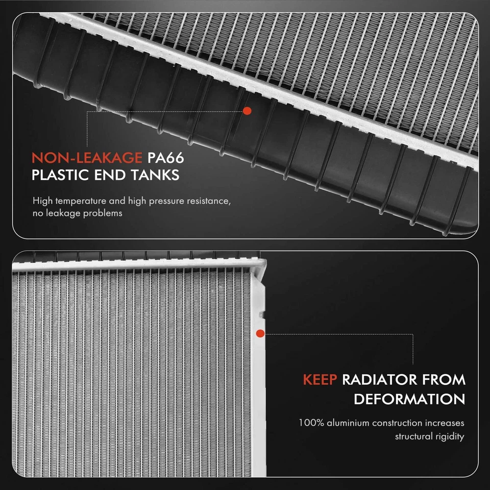 Radiador con Trans. Enfriador de aceite para Buick Electra 88-90 Oldsmobile Pontiac 3,8 L Foto 4 de 4