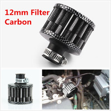 12mm Black Inlet Round Crank Case Engine Breather Air Filter Motor Bike