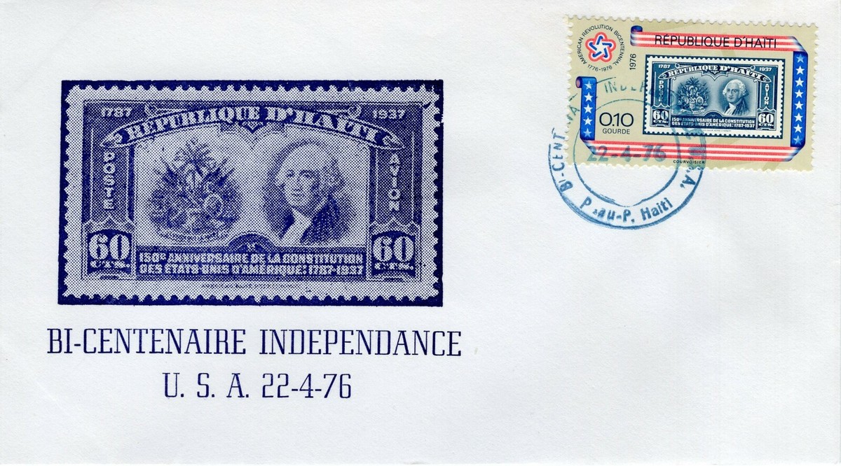 HAITI 1976 The 200th Anniversary of American Revolution FDC13762