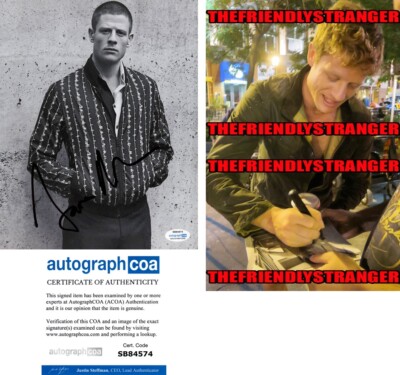 James Norton signed 8x10 Photo PROOF d Sexy McMAFIA Bob