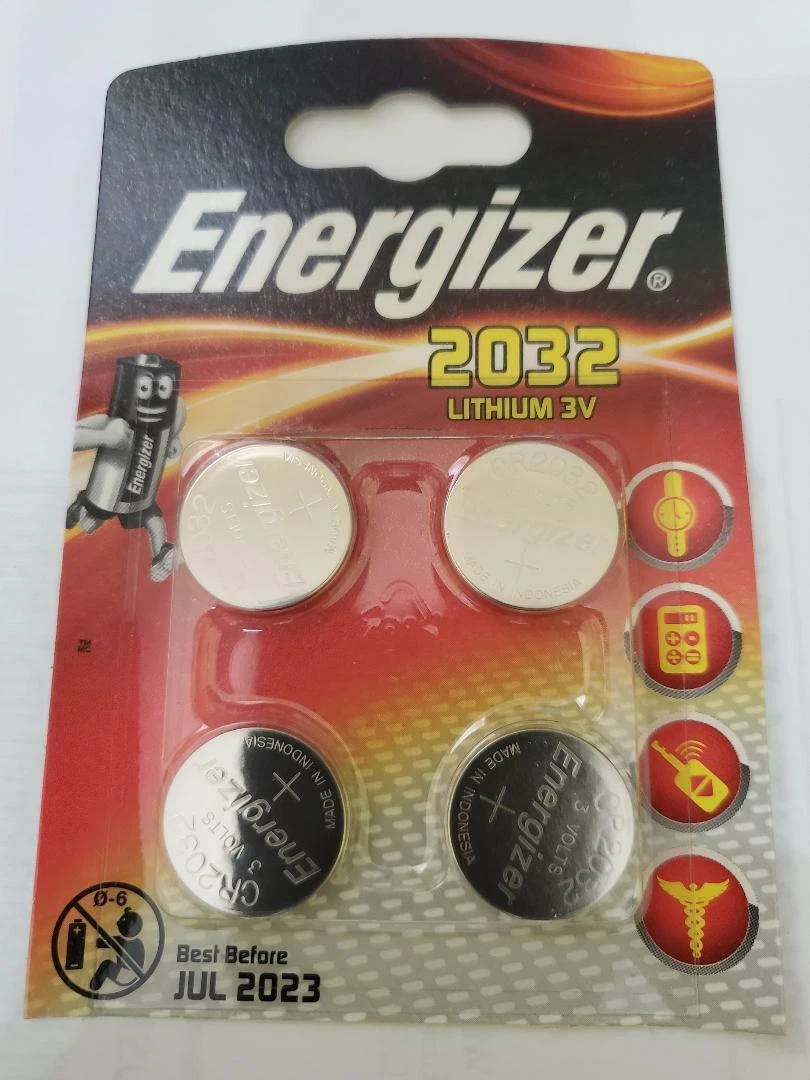 Energizer Lithium Cr2032 Coin Batteries (4-Pack) in the Coin & Button  Batteries department at