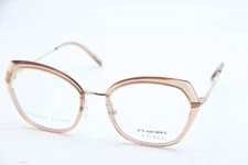 NEW MOREL KOALI 20098K PD07 CLEAR PINK GOLD ACETATE AUTHENTIC EYEGLASSES 53-20