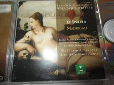 D'INDIA Madrigali Les Arts Florissants William Christie ERATO CD Album