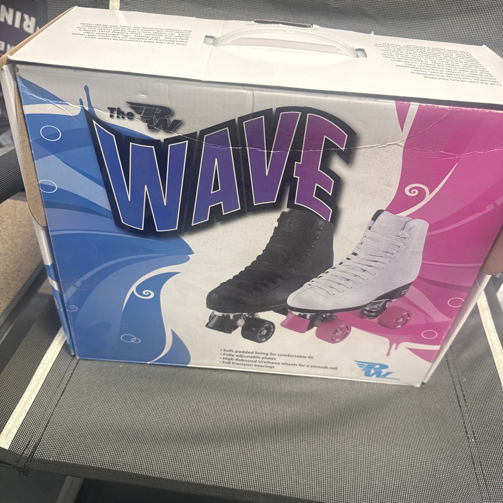 Girls Size 11 White Pink Quad Skates W/ Box 54mm Wheels