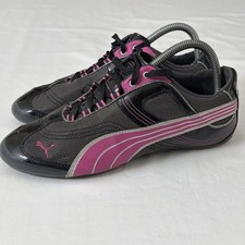 Zapatos de fitness Puma negros y pinki para mujer 8,5 ligeramente usados calzado gimnasio informal