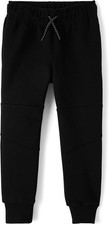 The Children's Place Boys Active Fleece Jogger Pants, Black Large