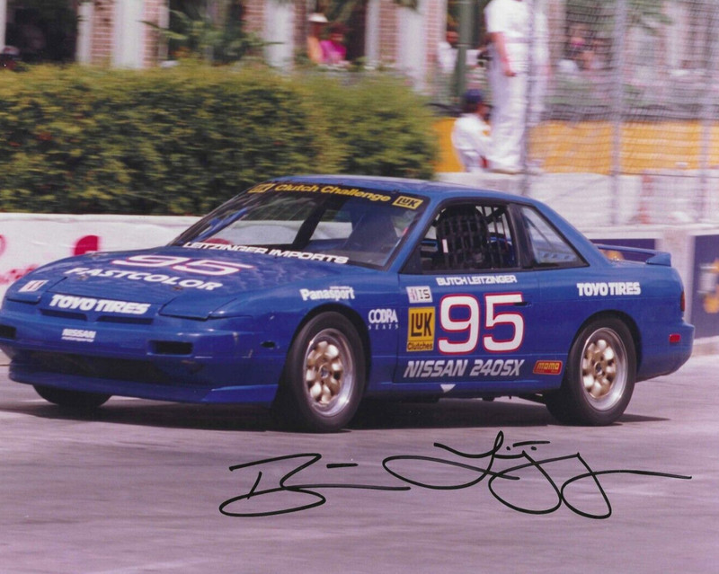 Autographed Butch Leitzinger  IMSA Racing   Photographs (Set of 2)
