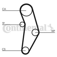 Continental Ctam Wasserpumpe + Zahnriemensatz FüR Abarth Alfa Romeo Fiat Jeep