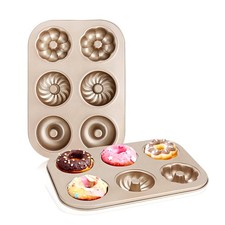 Donut Molds For Baking 6cavity 2 Count Doughnut Baking Pan Nonstick Donut Hole P
