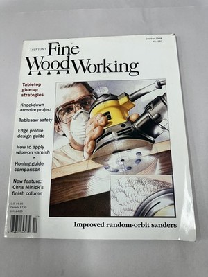 Fine Woodworking Magazine October 1998 No 132 Random-Orbit Sanders Taunton Press