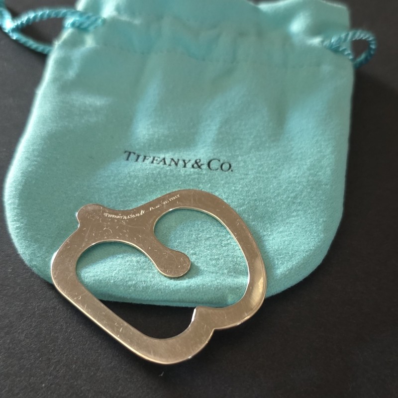 Tiffany & Co. Signed 925 Sterling Silver elegant Bookmark