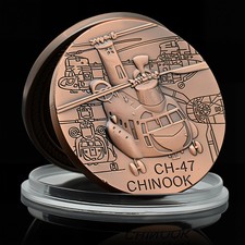 CH-47 Chinook Challenge Coin Gedenkmünze US Army Militär Sammlerstück Geschenk