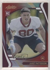 2021 Panini Absolute Rookies Spectrum Red 27/100 Jaret Patterson #197 fm0