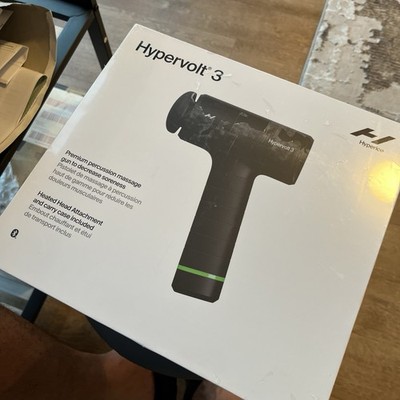   Hyperice Hypervolt 3 Percussion Massage Gun Black - BRAND NEW Sealed!  