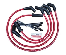 Ton's Red 10mm Harley Davidson 2017 + M8 Road King Glide FLHX Spark Plug Wires